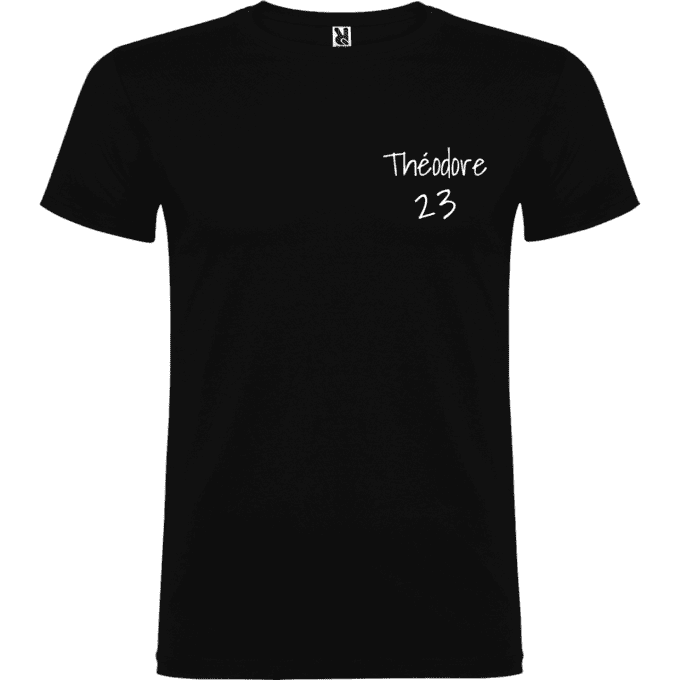T-shirt personnalisé prénom Homme