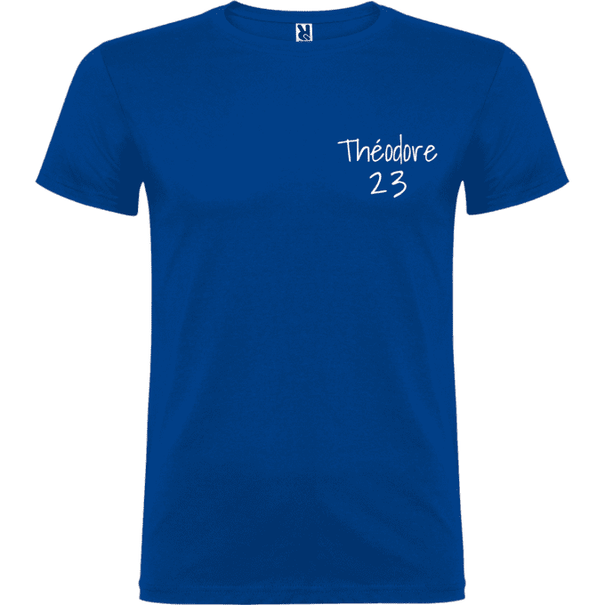 T-shirt personnalisé prénom Homme