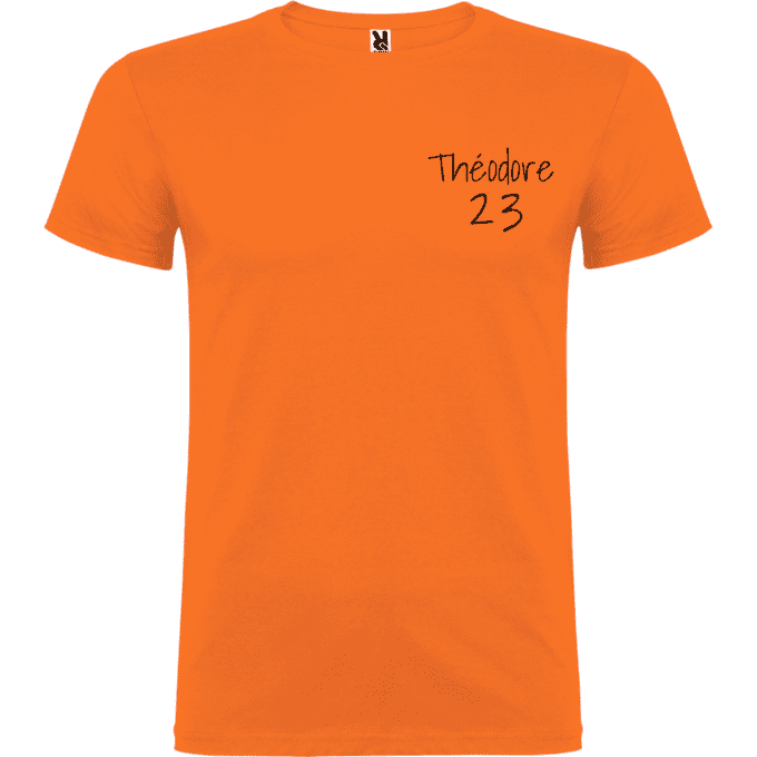 T-shirt personnalisé prénom Homme