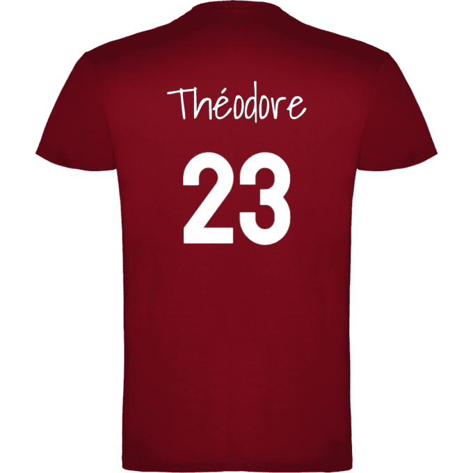 T-shirt personnalisé prénom Homme